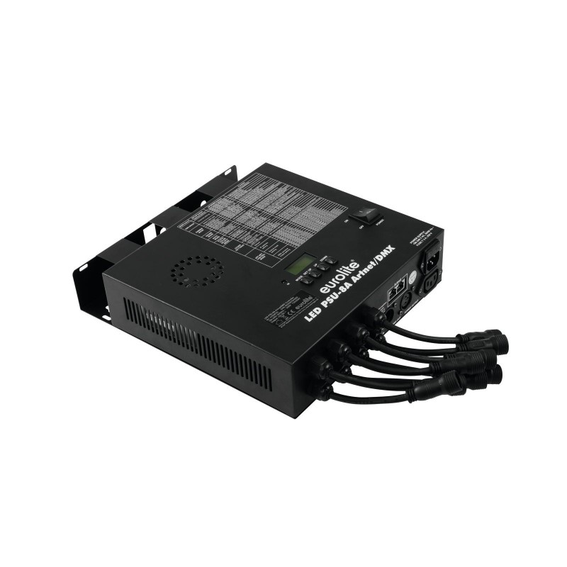 Controller DMX pentru LED Pixel Tube Eurolite LED PSU-8A Artnet/DMX