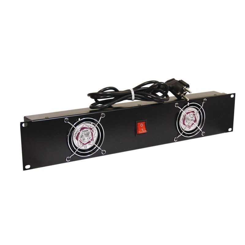 Panoul frontal Z-19 cu 2 ventilatoare  2U Omnitronic