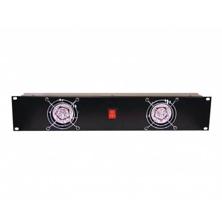 Panoul frontal Z-19 cu 2 ventilatoare  2U Omnitronic