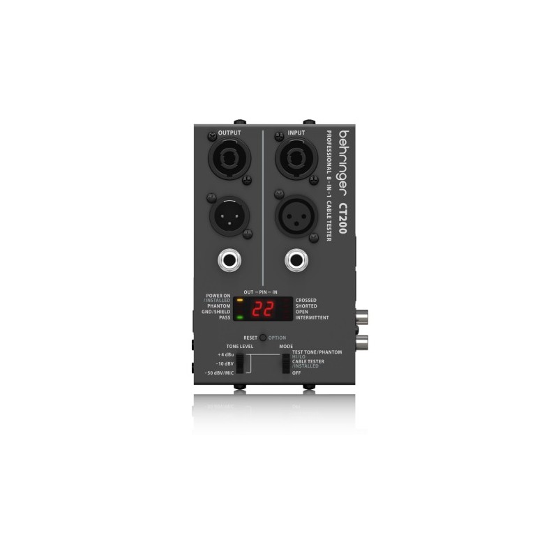 Aparat pentru Testat Cabluri echipate Behringer CT200