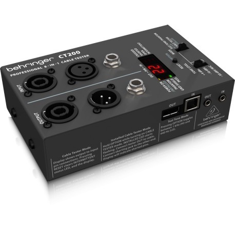 Aparat pentru Testat Cabluri echipate Behringer CT200