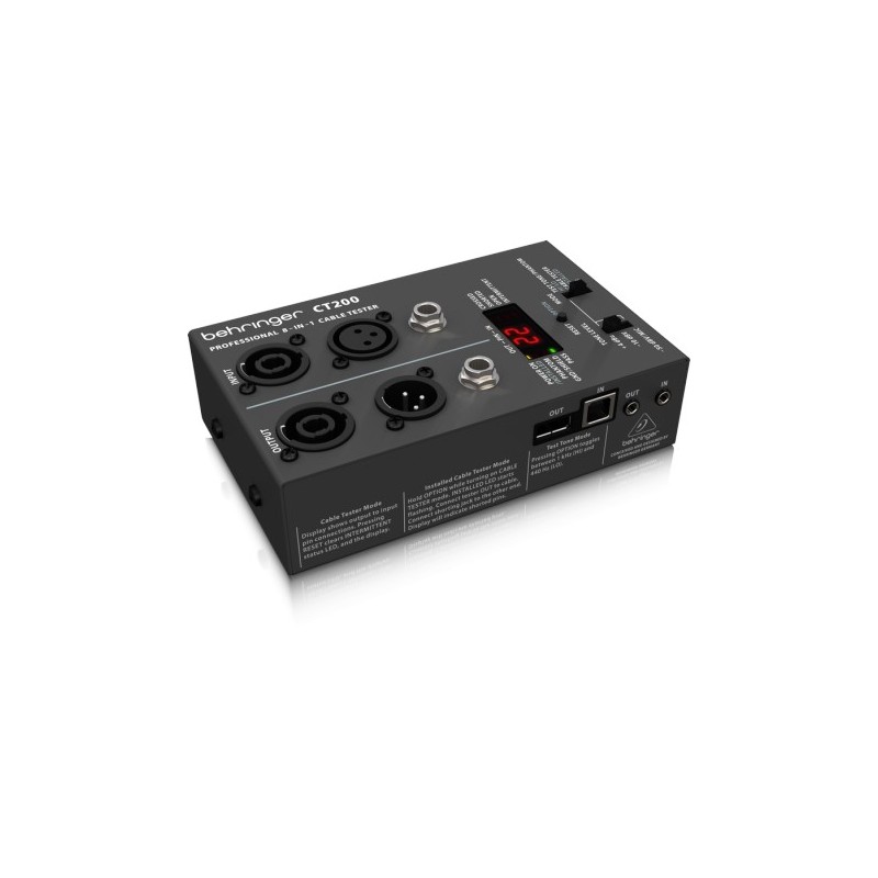 Aparat pentru Testat Cabluri echipate Behringer CT200