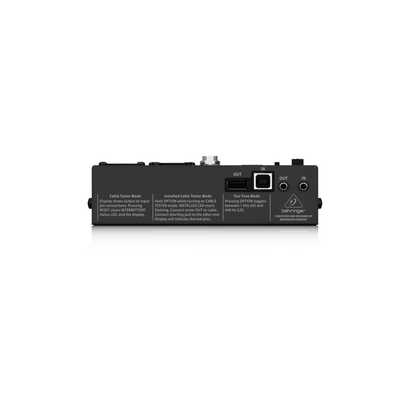 Aparat pentru Testat Cabluri echipate Behringer CT200