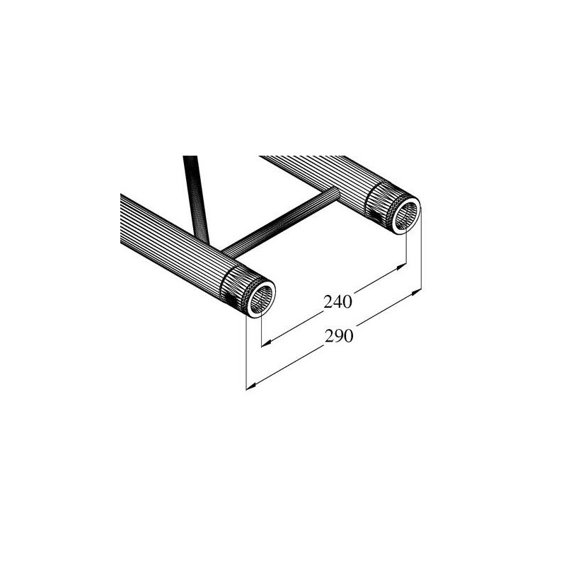 Truss BILOCK din 2 puncte, 1500mm, Alutruss E-GL22 1500