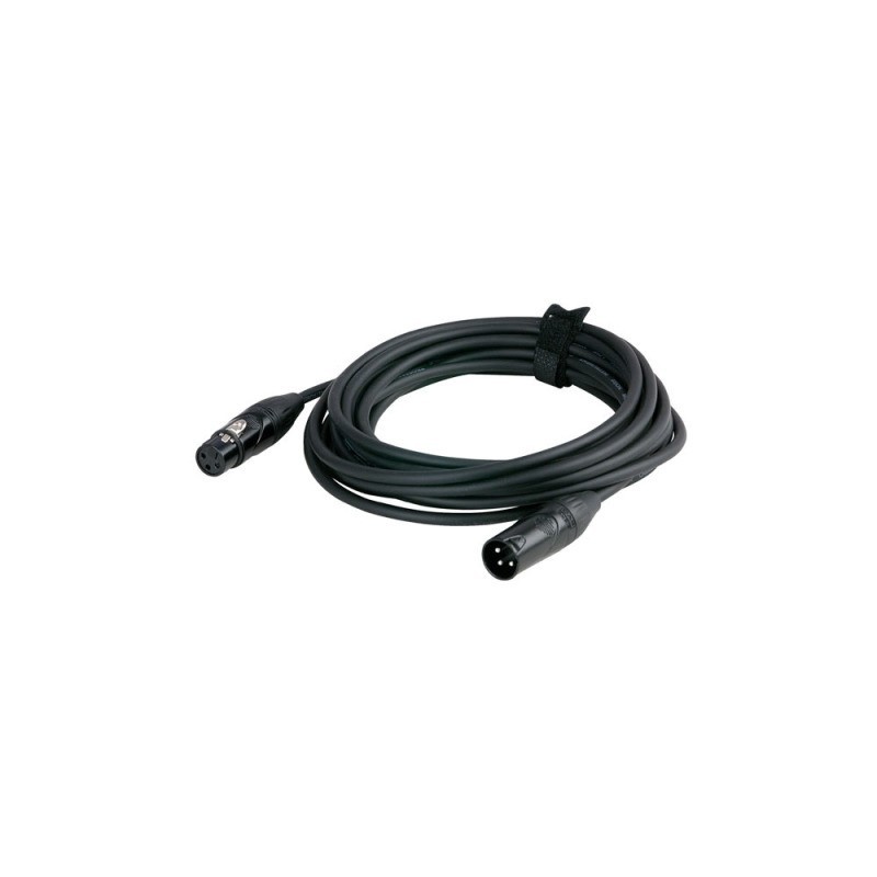 Cablu audio balansat XLR tata - XLR mama, 3 pini, 10 m, Dap Audio FLX-0110-10m