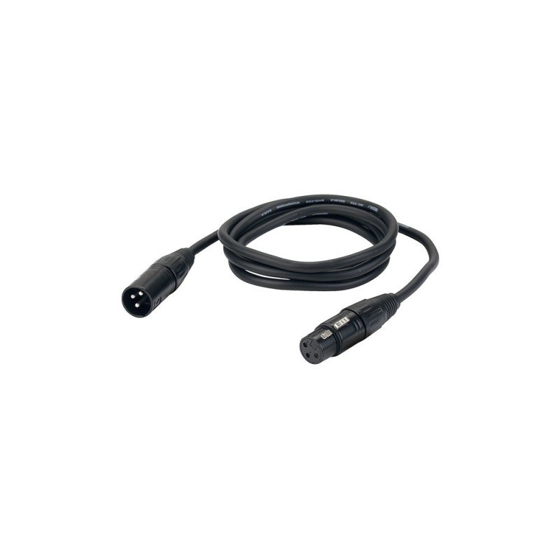 Cablu audio balansat XLR tata - XLR mama, 3 pini, 6 m, DAP Audio FL-016-6m