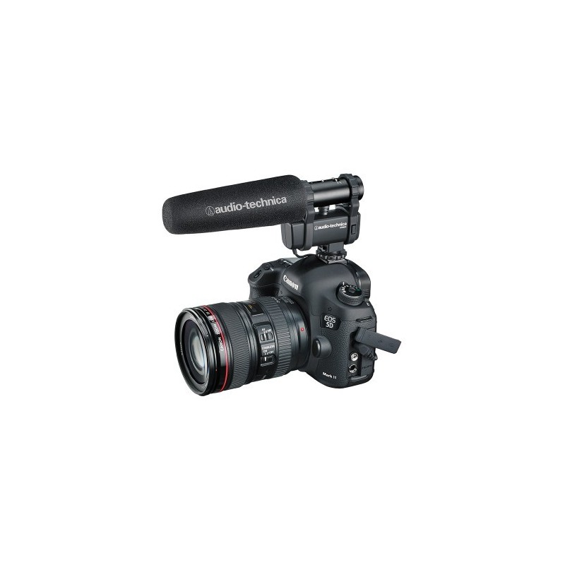 Microfon stereo/mono pentru camera DSLR/video, Audio-Technica AT8024
