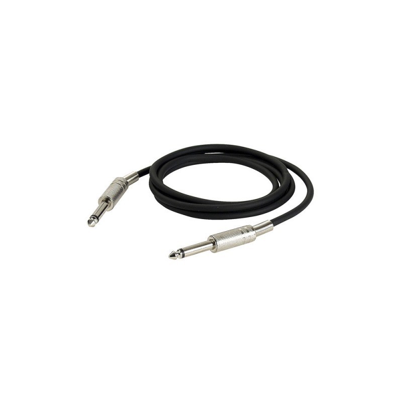 Cablu audio nebalansat Jack 6.3 mono la Jack 6.3 mono, 1.5 m , DAP-Audio FL-28150-1.5m