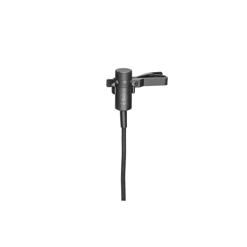 Microfon miniatural cardioid condenser cu phantom si baterie, Audio-Technica AT831B