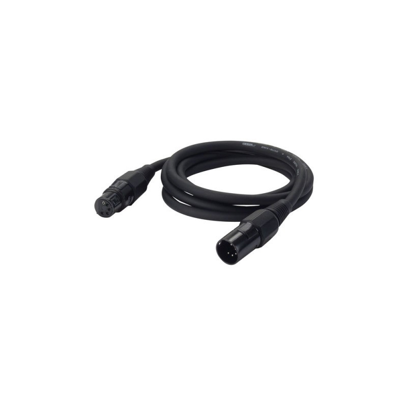 Cablu DMX XLR tata la XLR mama, 5 pini, 3 m, DAP-Audio FL-083-3m