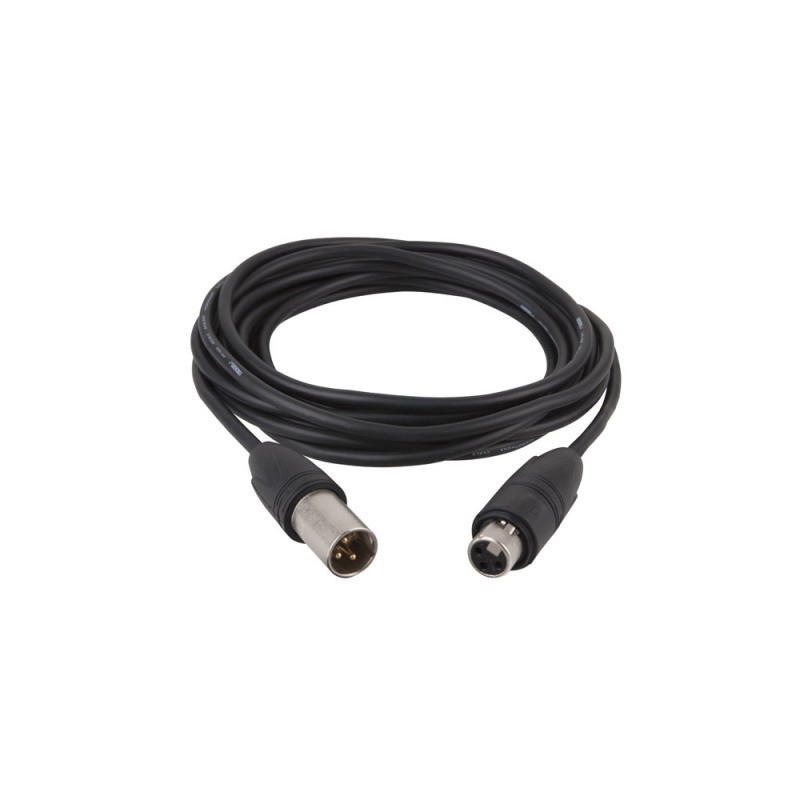Cablu DMX, XLR tata la XLR mama, 3 pini, 3 m XX HD, Neutrik, DAP-Audio FL-823-3m