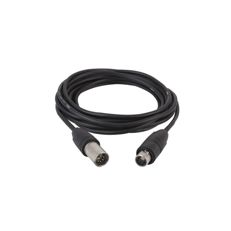 Cablu DMX, XLR tata la XLR mama, 5 pini, Neutrik, 6 m XX HD, DAP-Audio FL-836-6m
