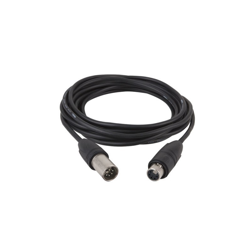Cablu DMX, XLR tata la XLR mama, 5 pini, Neutrik, 10 m XX HD, DAP-Audio FL-8310-10m