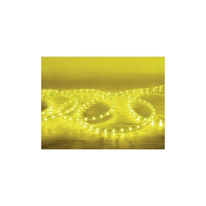 Furtun de lumini cu LED, 44m, galben, Eurolite RUBBERLIGHT LED RL1-230V galben 44m