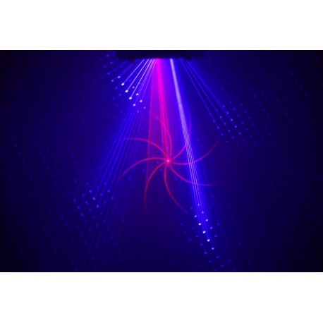 Laser BeamZ Rosu/Albastru+Gobo DMX LS-RB11