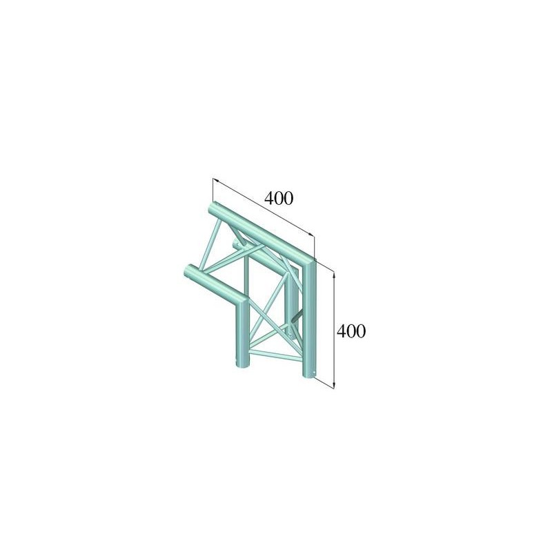 Coltar Alutruss DECOLOCK DQ3-PAC24 2-Way Corner 90°