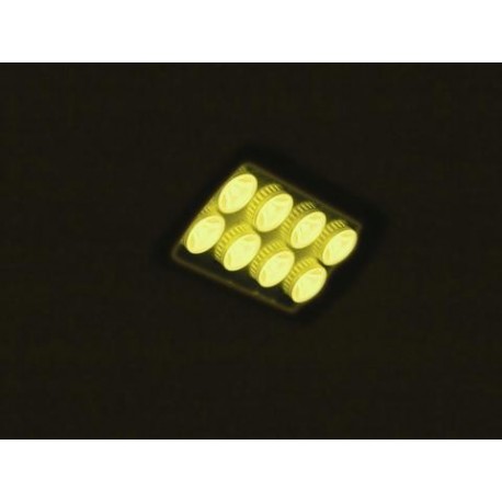 Proiector LED de exterior, 30°, galben, Eurolite LED IP FL-8 yellow 30°