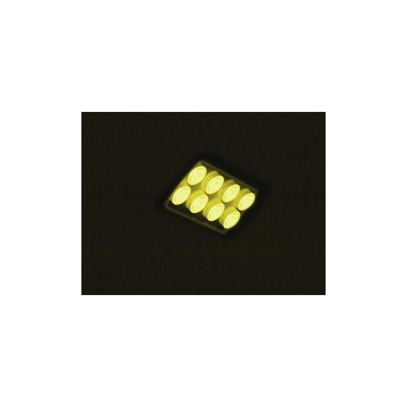 Proiector LED de exterior, 30°, galben, Eurolite LED IP FL-8 yellow 30°