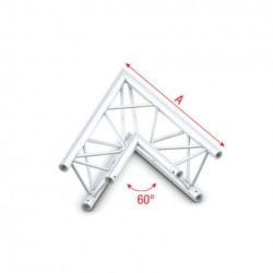 Grinda colt Showtec Corner 60° Pro-30 Triangle P Truss