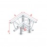 Grinda colt Showtec Corner 90° down right, apex down Pro-30 Triangle F Truss