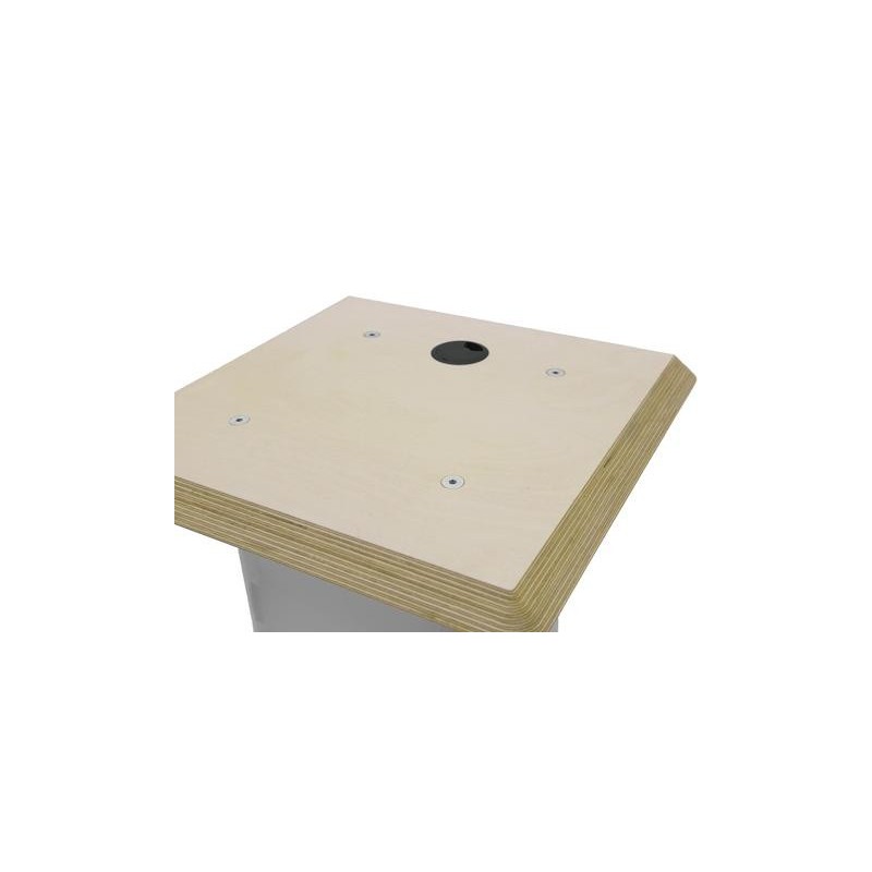 Pupitru Autruss Wooden Panel 490x490x30mm cable bushing