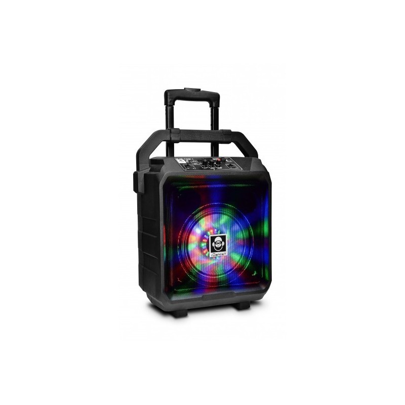 Boxa portabila cu  acumulator, microfon, BT si USB Idance Blue-Tank1