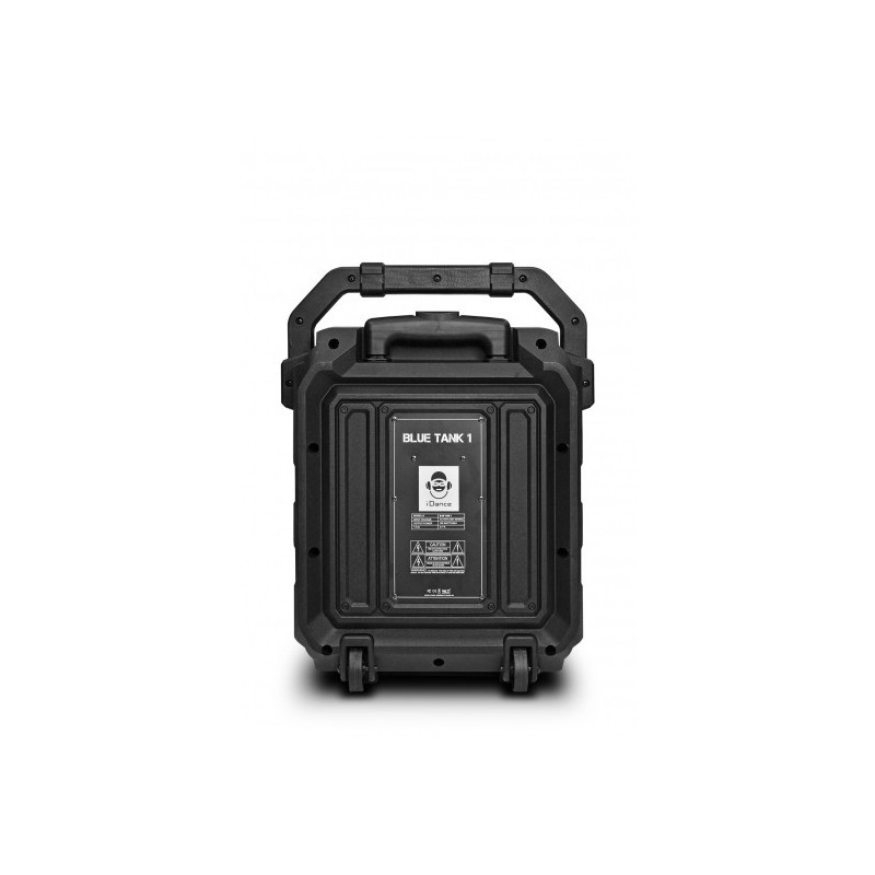 Boxa portabila cu  acumulator, microfon, BT si USB Idance Blue-Tank1