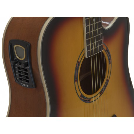 Chitara western Dreadnought, culoare sunburst, Dimavery DR-520