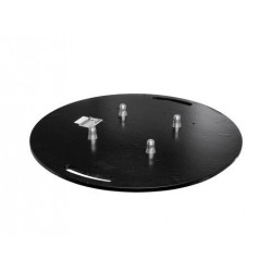Baza rotunda grinda  Alutruss Steel Base plate round type A neagra