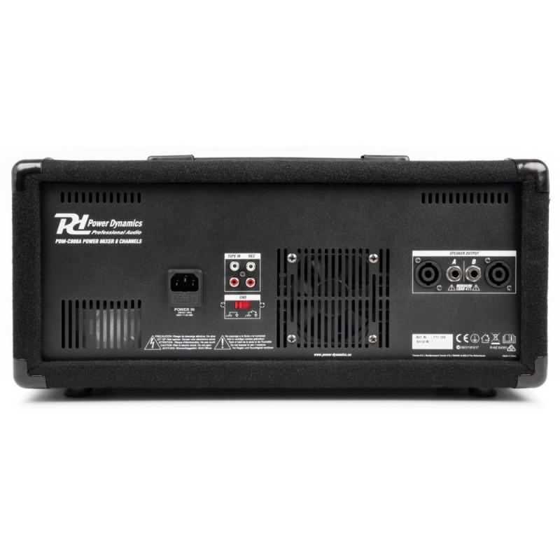 Mixer amplificat cu player USB si BT Power Dynamics PDM-C805A
