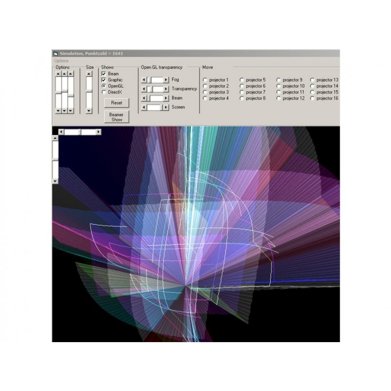 Set interfata + soft editare pentru laser Laserworld Showeditor Set - Lasershow Software