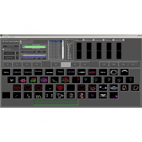 Set interfata + soft editare pentru laser Laserworld Showeditor Set - Lasershow Software