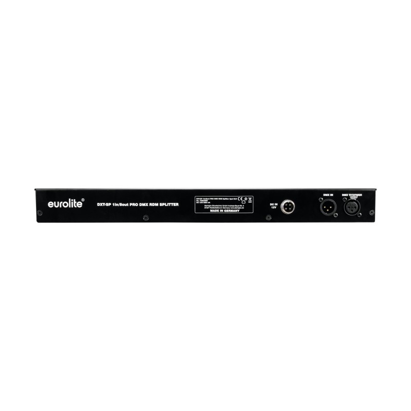 Splitter DMX Eurolite DXT-SP 1in/8out PRO DMX RDM Splitter 3pol XLR