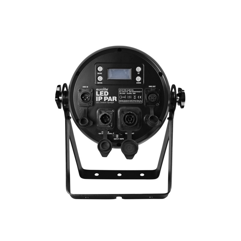 Weatherproof spotlight EUROLITE LED IP PAR 14x8W QCL