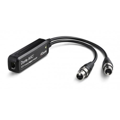 Adaptor intrare analog cu 2 canale  pentru interfata Dante Avio ADP-DAI-2X0
