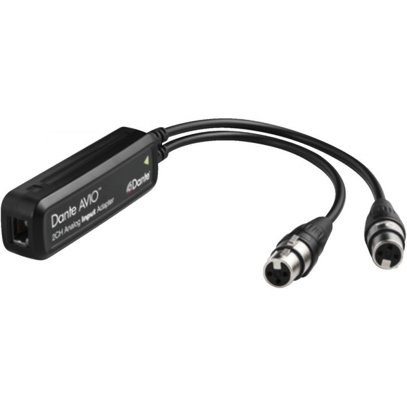 Adaptor intrare analog cu 2 canale  pentru interfata Dante Avio ADP-DAI-2X0