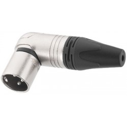 Connector XLR tata 90 grd Neutrik NC-3MRX