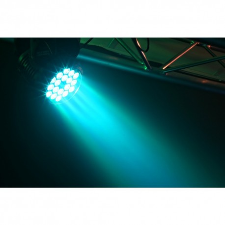  Mini Moving Head LED 18x 3W 3-in-1 RGB MHL108MK3