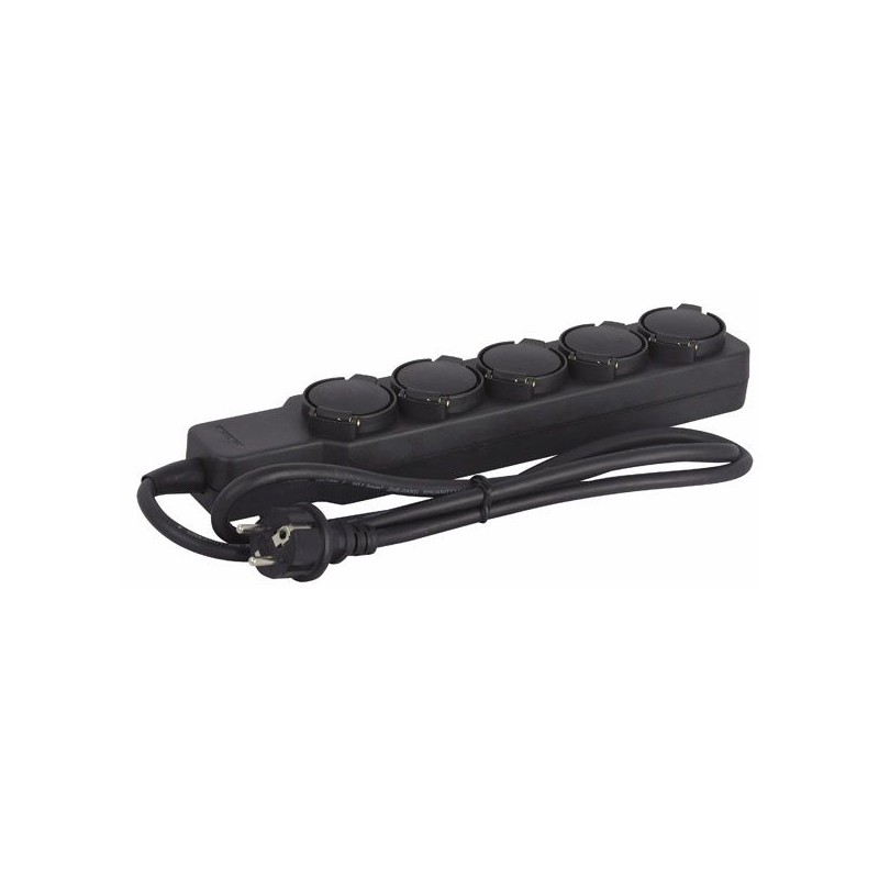 Prelungitor Showtec Multisocket Schuko 5-way. 1.5m
