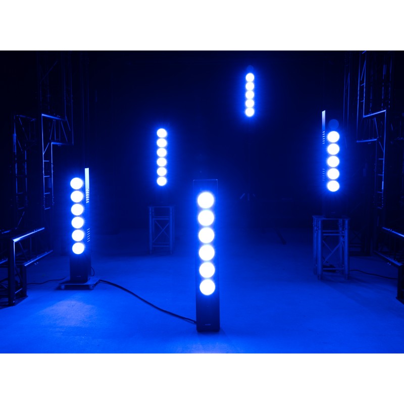 Coloana de lumini cu LED, RGB + IR, Eurolite LED CBT-6 COB TCL Tower
