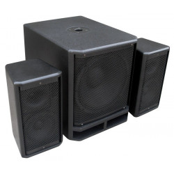 Sistem boxe subwoofer activ 12" + 2x 6.5" sateliti Power Dynamics