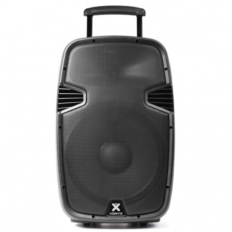 Boxa activa portabila mobila 15" Vonyx SPJ-PA915 cu 2x microfoane fara fir cu USB/ Bluetooth