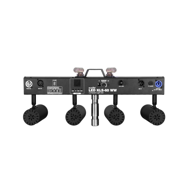 Set compact de 4 proiectoare LED alb cald, Eurolite KLS-160 WW