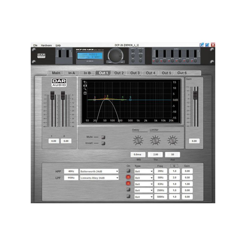 Crossover digital DAP Audio DCP-26 MKII