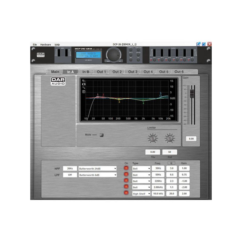 Crossover digital DAP Audio DCP-26 MKII