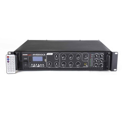 Amplificator 100V 6 zone cu mp3 player, radio FM si Bluetooth Master Audio MV8300CR BLUETOOTH