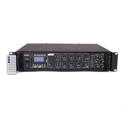Amplificator 100V 6 zone cu mp3 player, radio FM si Bluetooth Master Audio MV6300CR BLUETOOTH