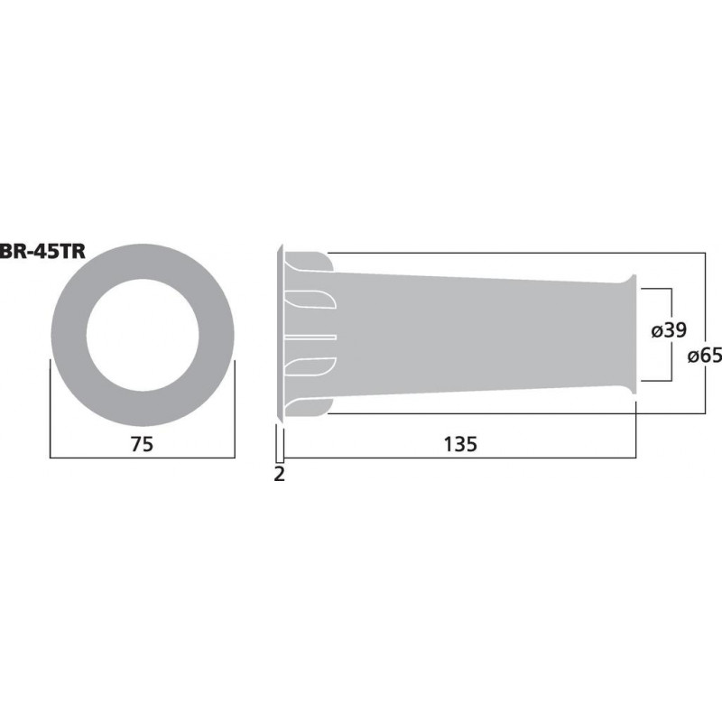 Bass-reflex tube Stage Line BR-45TR