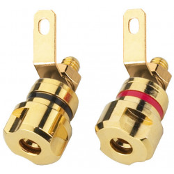 Set poli terminali auriti Monacor BP-405G