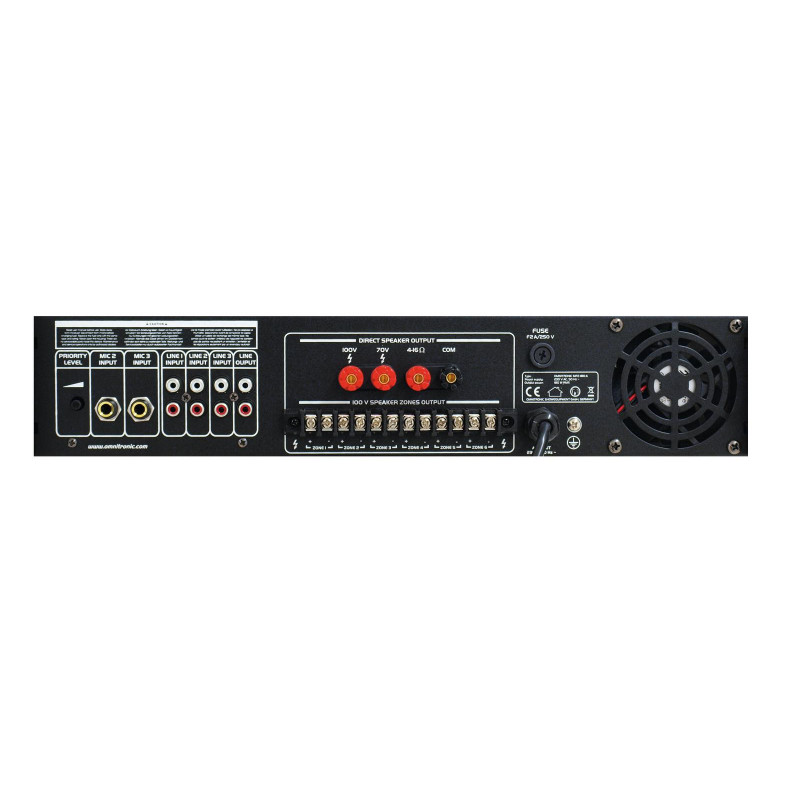 Amplificator 100V 6 zone Omnitronic MPZ-500.6